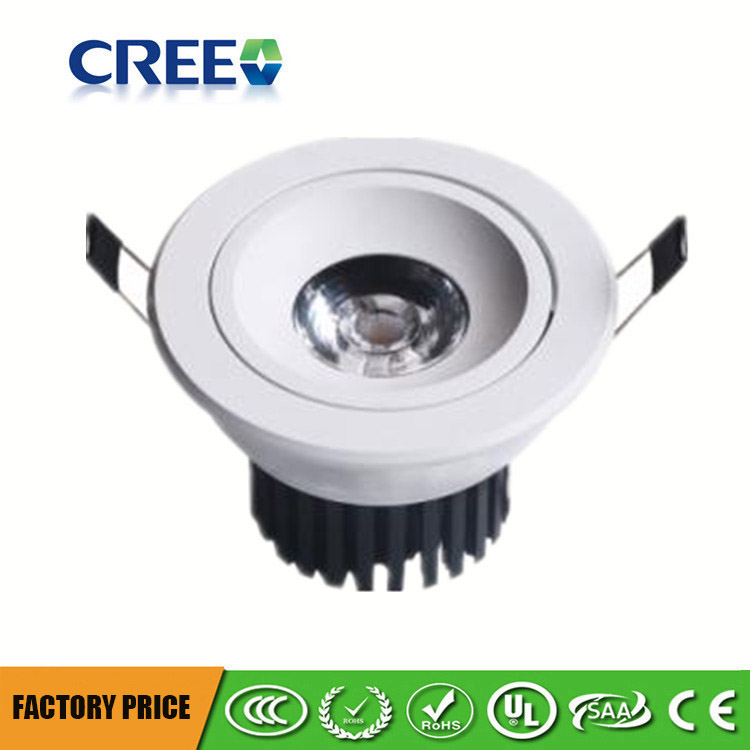 3.54in 10Watt Lens LED COB Ceiling Light - High CRI LED Downlight - CREE Chips-Triac Dimmable - 1600 Lumens - Replaced By COBINDOOR06